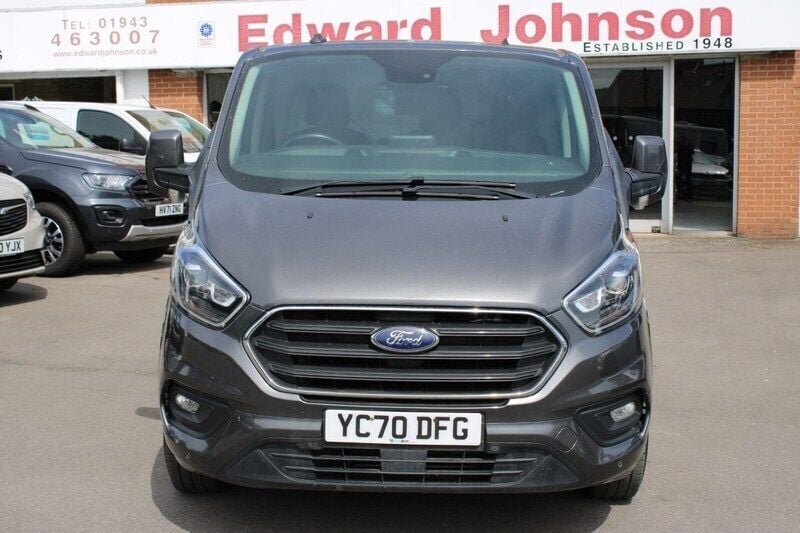 Grey Used 2020 Ford Transit Custom Limited Van | £18,500 (Good price) - Image 1/4