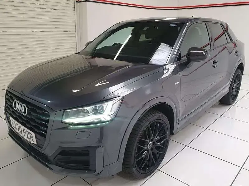 Begagnad Audi Q2 Black Edition 116 HK (85 kW) 2020 Grå SUV