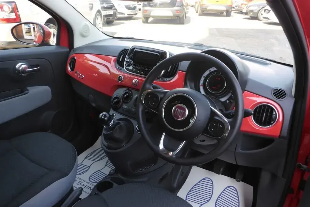 Used Fiat 500 Pop Star 69 HP (50 kW) 2016 Pink Hatchback
