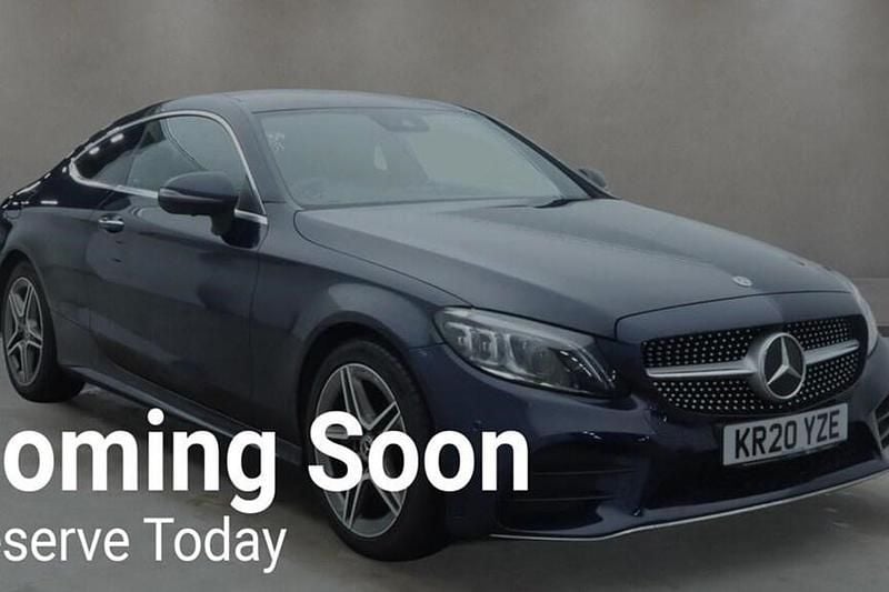 Used Mercedes C300 AMG Line Premium Plus 2020 Blue Coupe