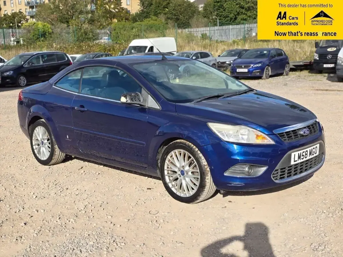 Used Ford Focus Cabriolet Convertible 99 HP (72 kW) 2008 Blue Cabriolet