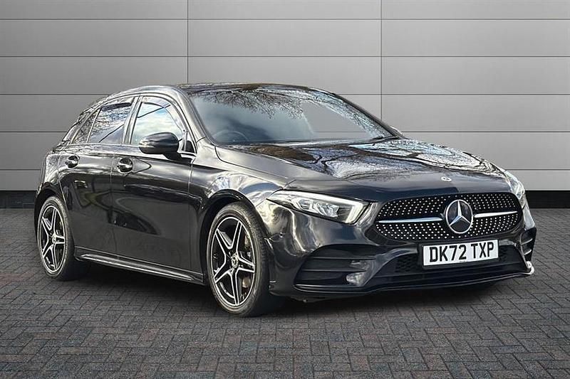 Cosmos black Used 2022 Mercedes A180 Executive Hatchback | £19,999 (Fair price) - Image 1/4