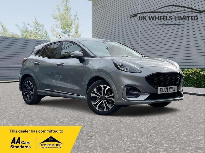 Silver Used 2021 Ford Puma Gen-E ST-Line Hatchback | £13,990 (Good price) - Image 1/3