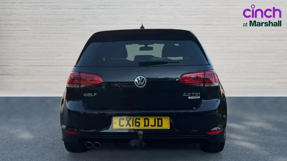 Used VW Golf VII R-line 150 HP (110 kW) 2016 Black Hatchback