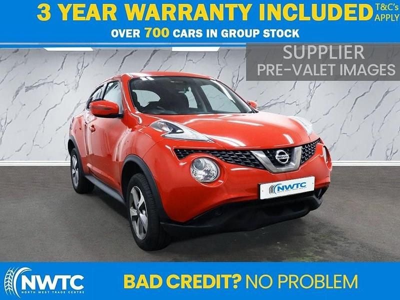 Used Nissan Juke Acenta 112 HP (82 kW) 2019 Red SUV