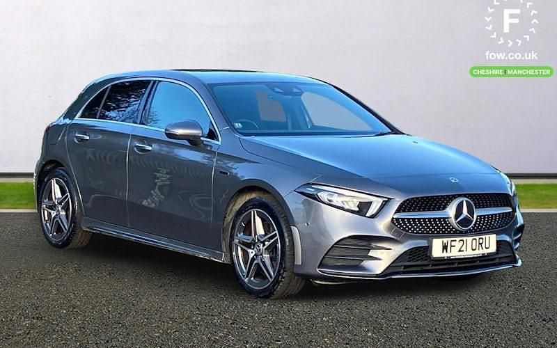 Used Mercedes A250 AMG Line Premium 218 HP (160 kW) 2021 Grey Hatchback
