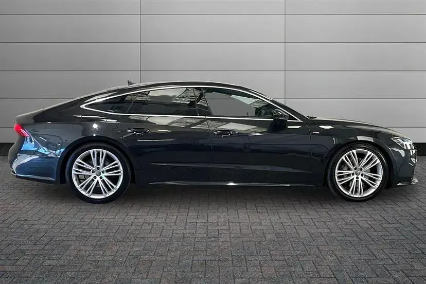 Usado Audi A7 S-Line 286 CV (210 kW) 2019 Gris Berlina
