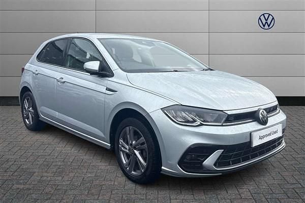 Silver Used 2022 VW Polo R-line Hatchback | £15,237 (Fair price) - Image 1/4