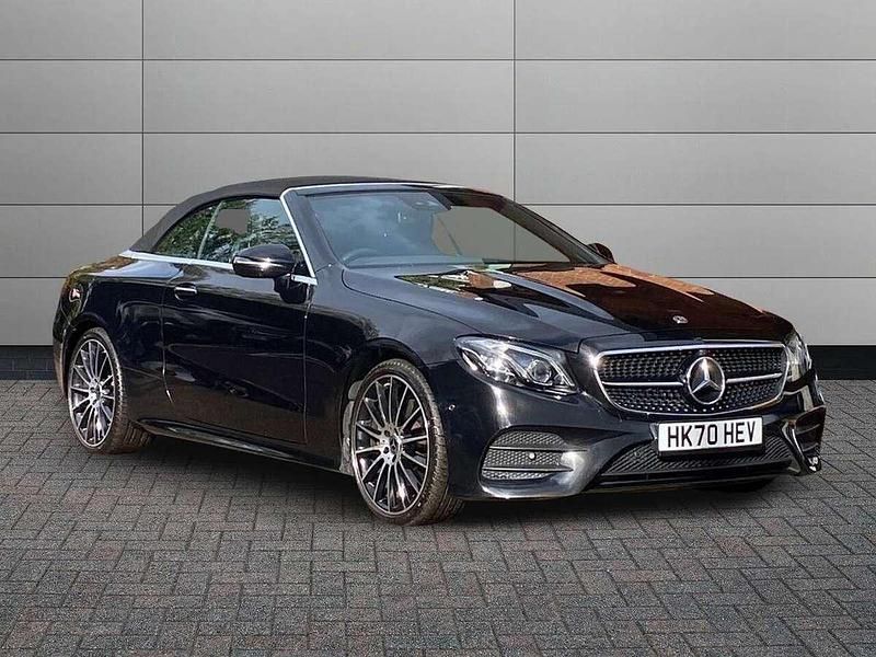 Black Used 2020 Mercedes E220 AMG Line Premium Plus Cabriolet | £25,440 (A bit pricey) - Image 1/4