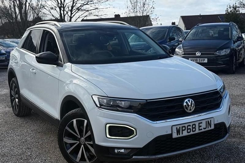 Used VW T-Roc SEL 115 HP (84 kW) 2018 White SUV