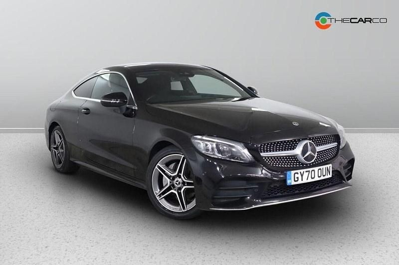 Black Used 2020 Mercedes C200 AMG Line Premium Coupe | £20,870 (Fair price) - Image 1/1