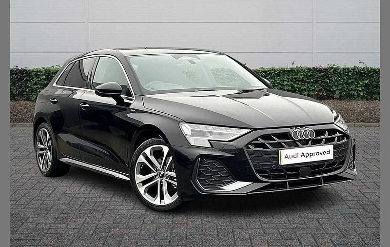 New Audi A3 S-Line 113 HP (83 kW) 2025 Black Hatchback