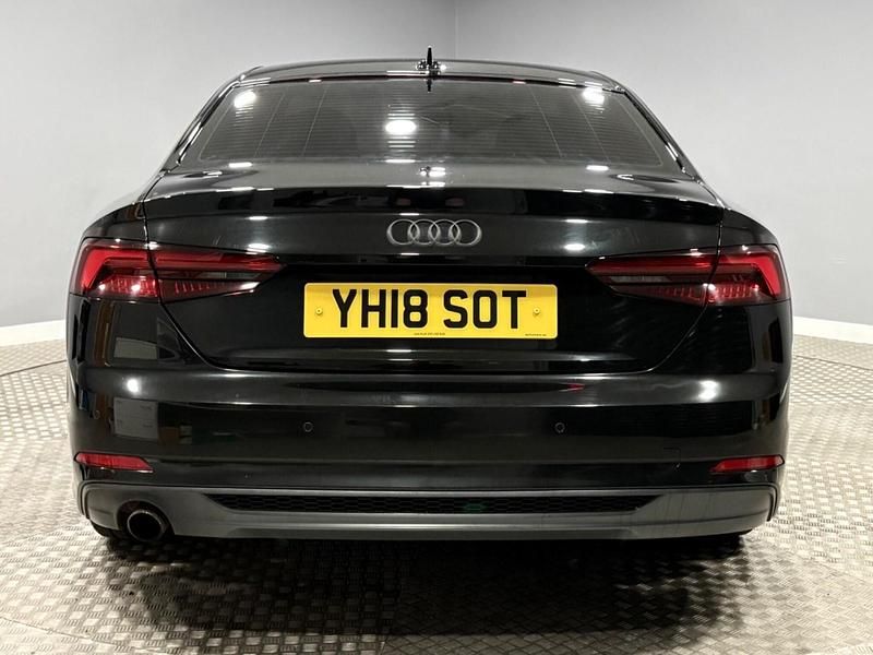 Used Audi A5 S-Line 150 HP (110 kW) 2018 Black Coupe
