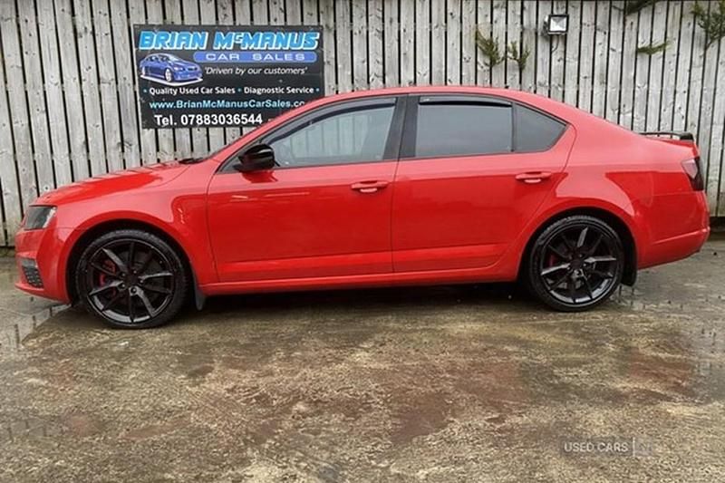 Red Used 2014 Skoda Octavia vRS Hatchback | £7,150 (Good price) - Image 1/1