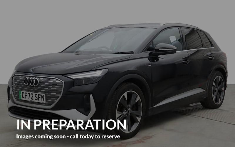 Used Audi Q4 e-tron S-Line 150 kW (204 HP) 2023 Black SUV