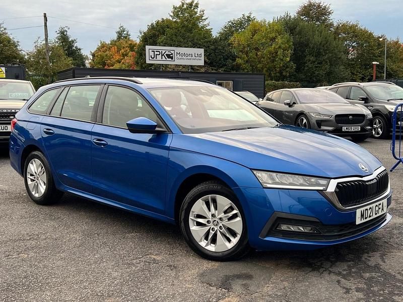 Blue Used 2021 Skoda Octavia SE Technology Estate | £9,995 (Super price) - Image 1/4