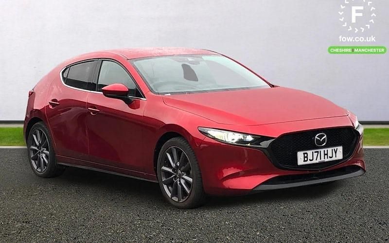 Red Used 2021 Mazda 3 Inclusive Hatchback | £18,299 (Fair price) - Image 1/3