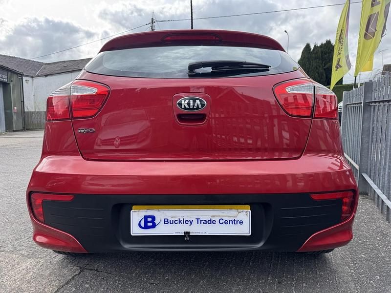Used Kia Rio 2015 Red Hatchback