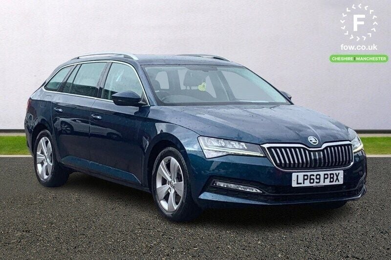 Blue Used 2020 Skoda Superb SE Estate | £15,499 (Good price) - Image 1/3