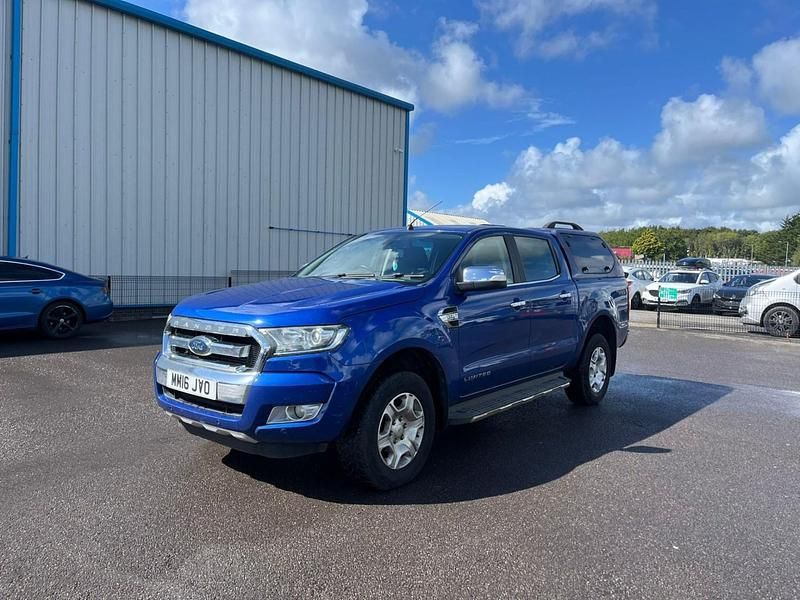 Blue Used 2016 Ford Ranger Limited Pickup | £8,995 (Good price) - Image 1/4
