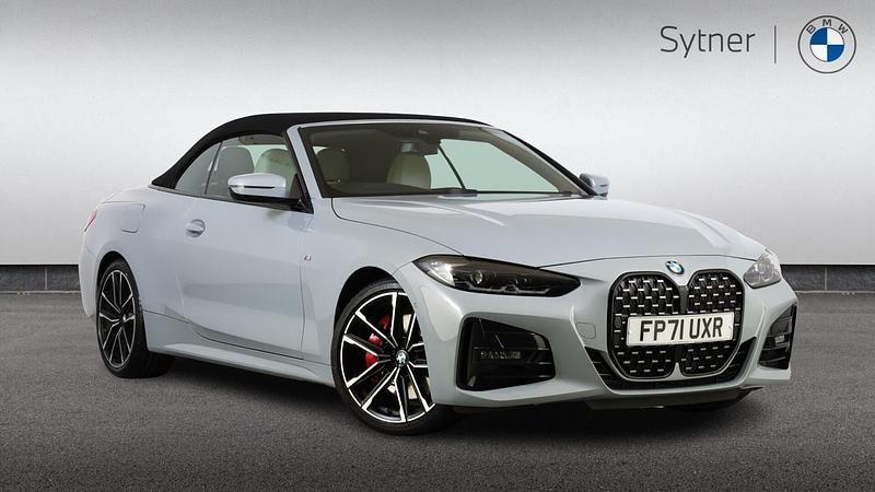 Grey Used 2022 BMW 420 M Sport Cabriolet | £31,500 (Fair price) - Image 1/4