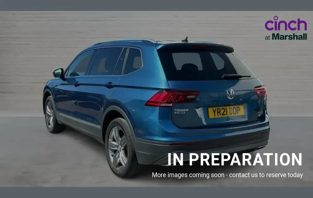Used VW Tiguan Allspace Match 150 HP (110 kW) 2021 Blue SUV