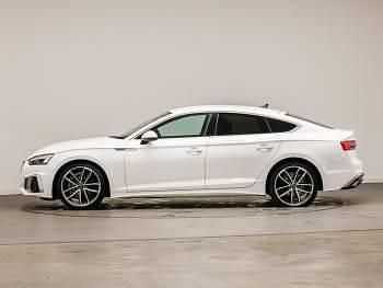 Used Audi A5 S-Line 163 HP (119 kW) 2022 White Hatchback