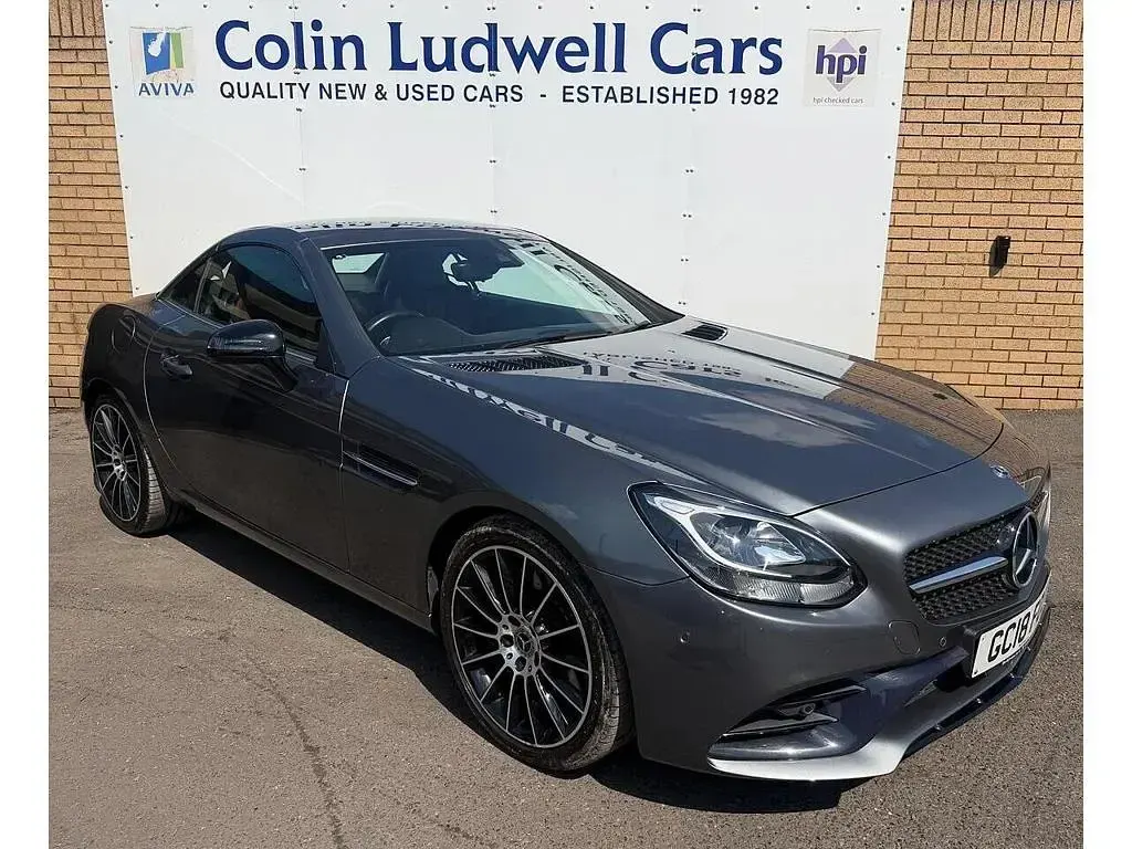 Used Mercedes SLC200 AMG line 2018 Grey Cabriolet