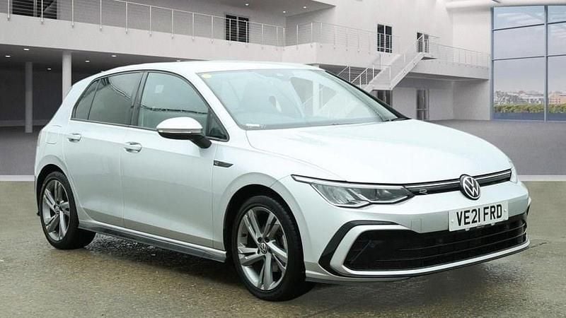 Used VW Golf VII R-line 150 HP (110 kW) 2021 Silver Hatchback