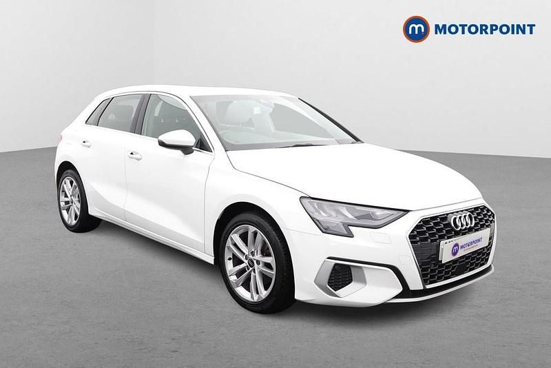 White Used 2022 Audi A3 Sport Hatchback | £16,599 (Good price) - Image 1/4
