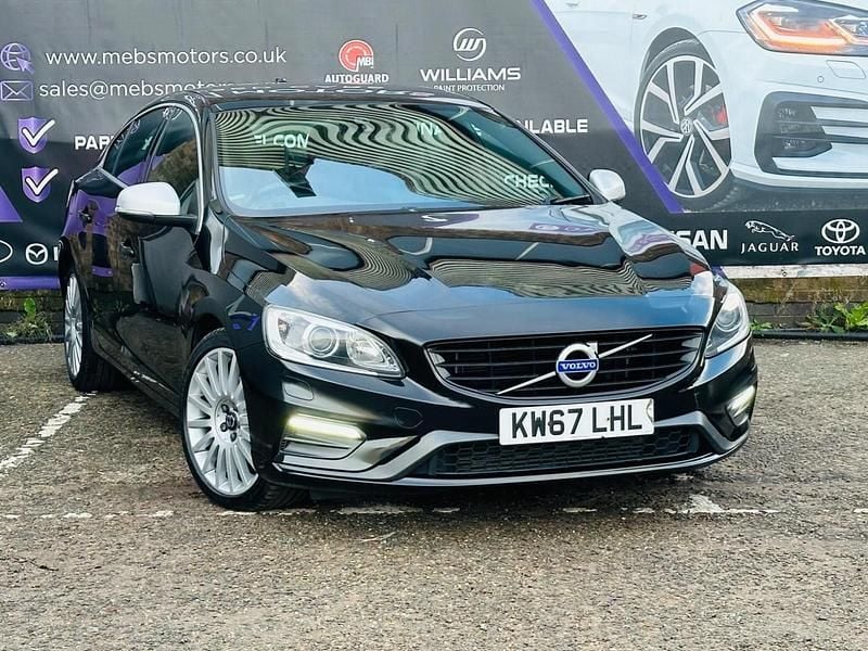 Black Used 2017 Volvo S60 R-Design Sedan | £7,950 (Fair price) - Image 1/3