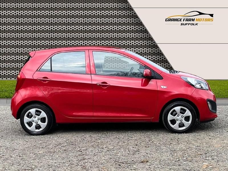 Used Kia Picanto 68 HP (50 kW) 2014 Red Hatchback