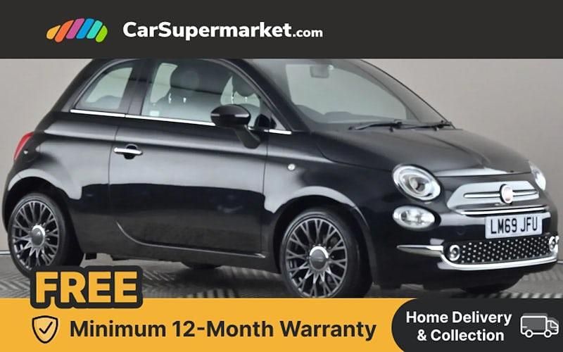 Black Used 2019 Fiat 500 Star Hatchback | £9,197 (A bit pricey) - Image 1/4