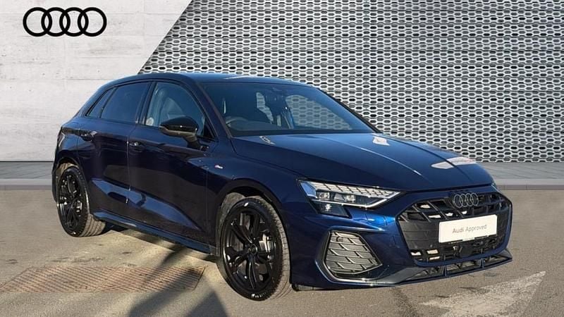 Used Audi A3 e-tron Black Edition 204 HP (150 kW) 2025 Blue Hatchback
