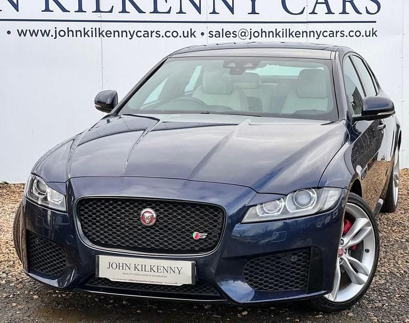 Used Jaguar XF S 300 HP (220 kW) 2016 Blue Sedan
