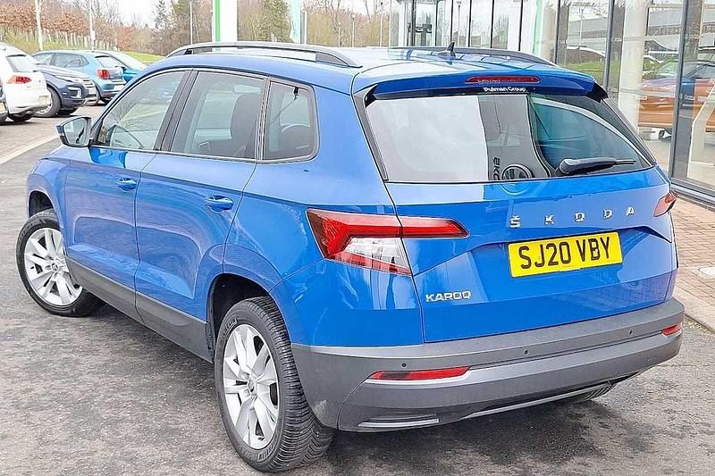 Used Skoda Karoq SE Technology 115 HP (84 kW) 2020 Energy blue SUV