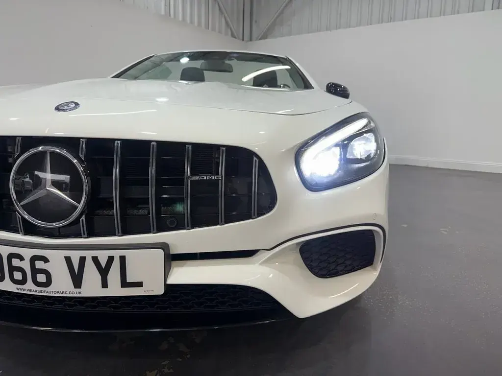 Used Mercedes SL500 AMG line 455 HP (334 kW) 2016 White Cabriolet