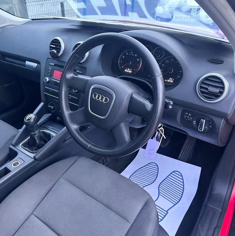 Used Audi A3 Comfort 102 HP (75 kW) 2010 Red Hatchback