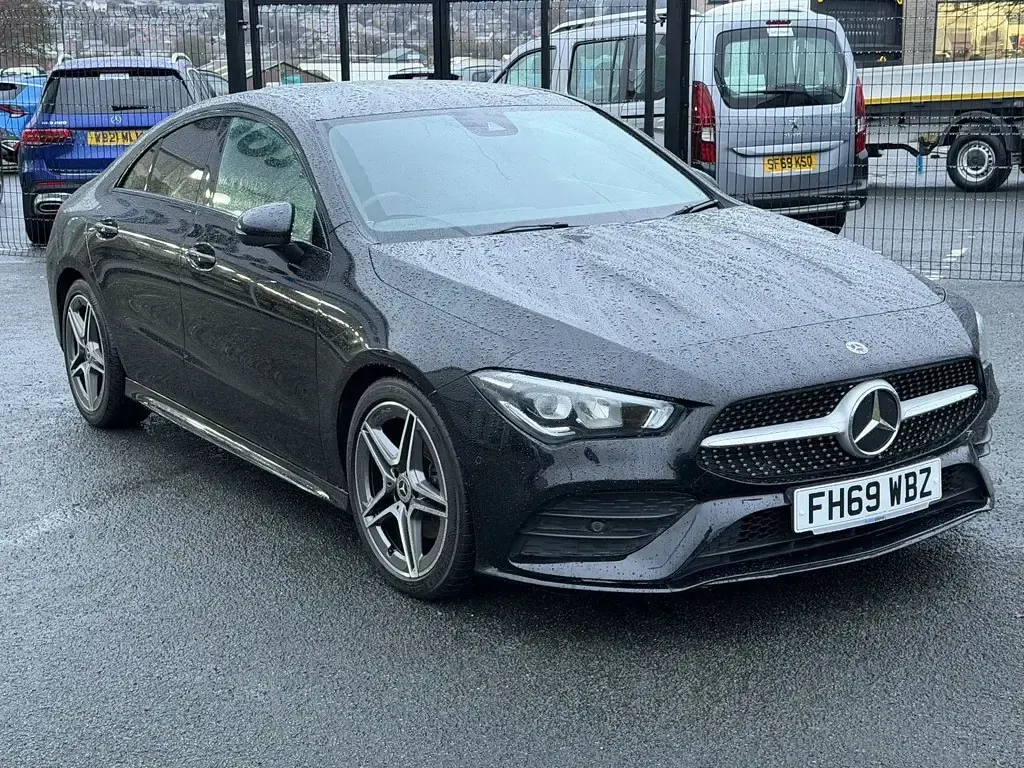 Used Mercedes CLA180 AMG line 2020 Black Coupe