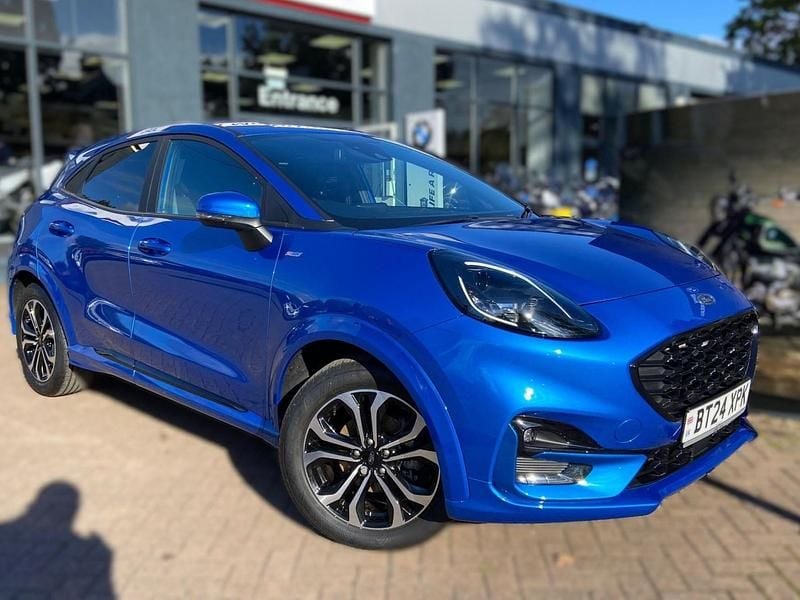 Blue Used 2024 Ford Puma ST-Line Hatchback | £19,490 (Fair price) - Image 1/4