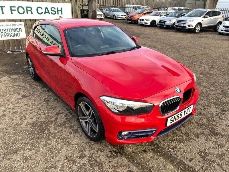 Red Used 2015 BMW 118 Sport Line Hatchback | £7,995 (Fair price) - Image 1/4