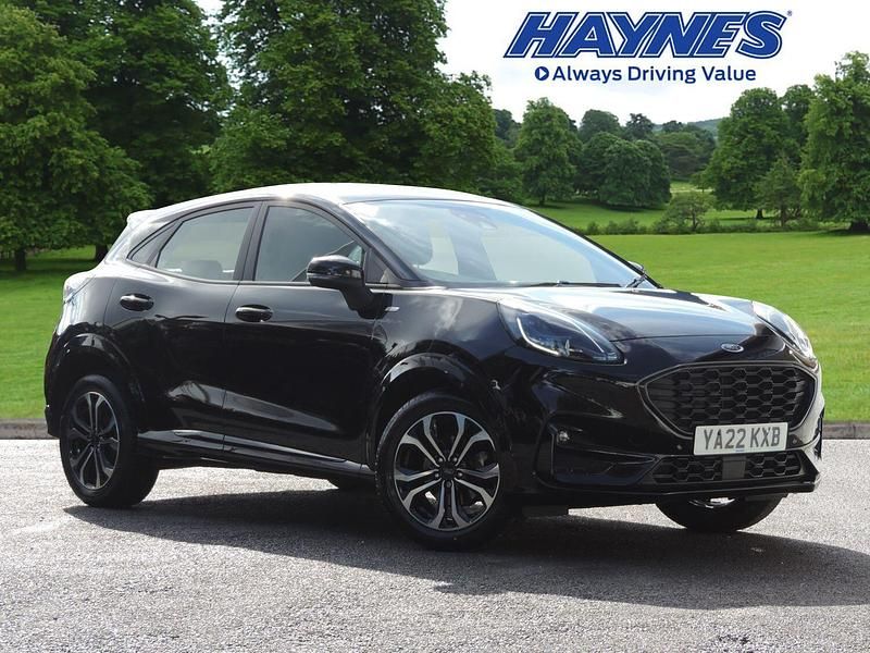 Black Used 2022 Ford Puma ST-Line Hatchback | £15,299 (Good price) - Image 1/4