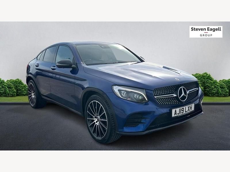 Used Mercedes GLC250 AMG Line Premium Plus 2019 Blue Coupe