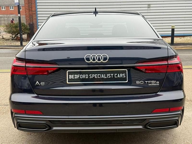 Used Audi A6 Black Edition 2023 Blue Sedan