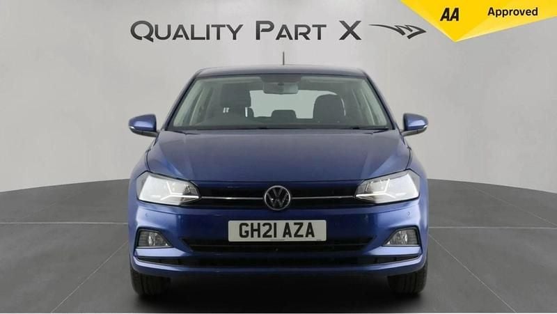 Used VW Polo Match 95 HP (69 kW) 2021 Blue Hatchback