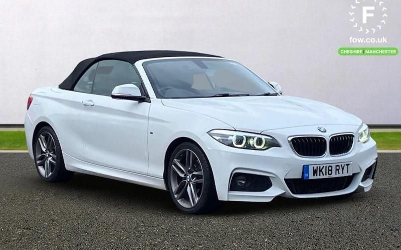 White Used 2018 BMW 225 M Sport Cabriolet | £15,199 (Fair price) - Image 1/3