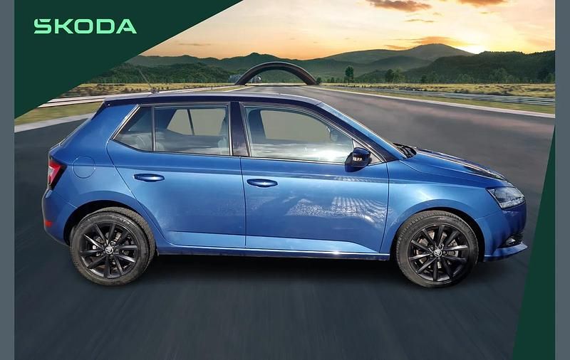 Used Skoda Fabia Colour Edition 94 HP (69 kW) 2021 Blue Hatchback