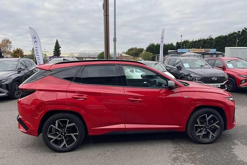 Used Hyundai Tucson N Line 252 HP (185 kW) 2025 Engine red SUV
