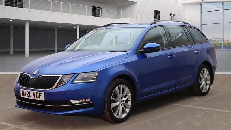 Used Skoda Octavia SE L 150 HP (110 kW) 2020 Blue Estate