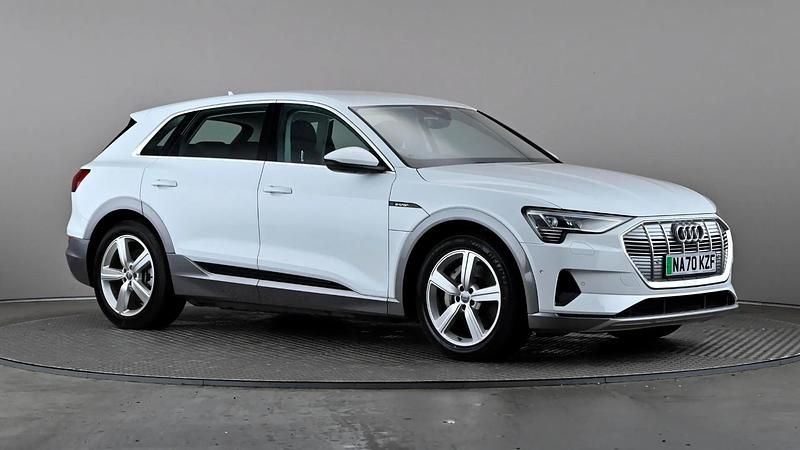 White Used 2020 Audi e-tron SUV | £16,998 (Good price) - Image 1/4